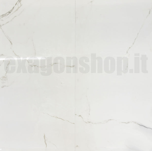 La Fenice Marble 80x80 Pavimento Rivestimento Rettificato Effetto Marmo Prima Scelta Statuario