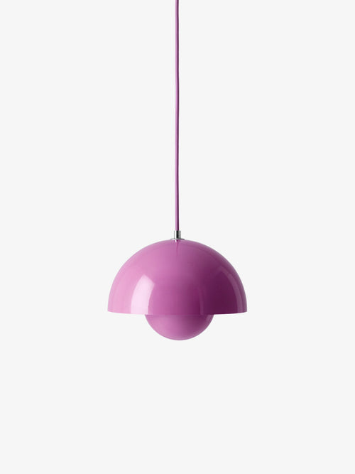 &Tradition Flowerpot Vp1 Lampadario A Sospensione tangy pink Rosa spenta, dettaglio del corpo lampada e dei materiali