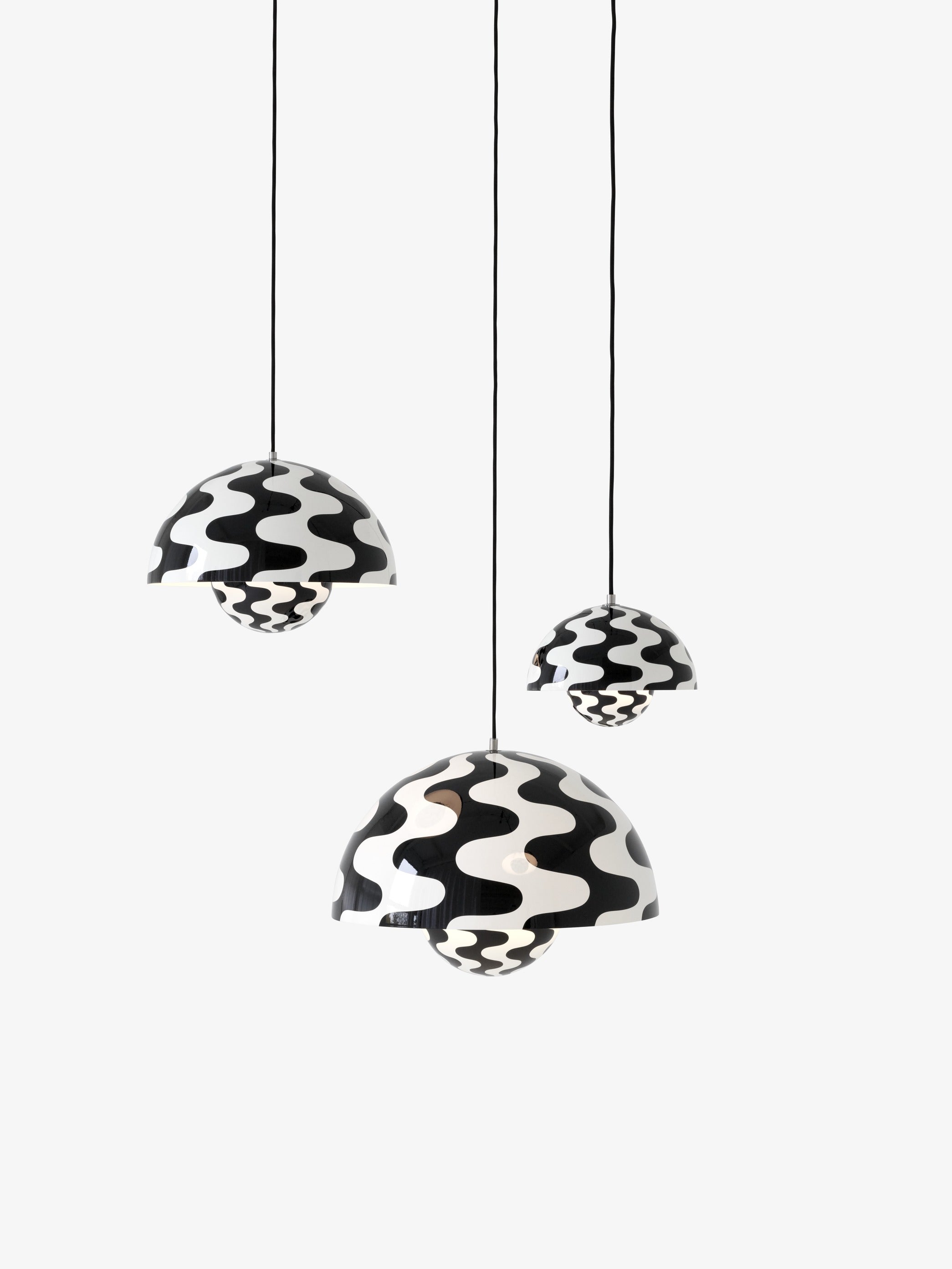 &Tradition Flowerpot Vp2 Lampadario A Sospensione, particolare del diffusore luminoso