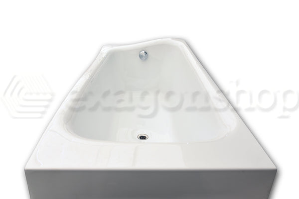 Teuco Kinea Vasca 170x70 Normale da incasso con Pannello Frontale e struttura Bianco europeo