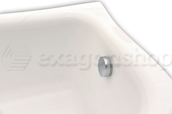 Teuco Kinea Vasca 170x70 Normale da incasso con Pannello Frontale e struttura Bianco europeo
