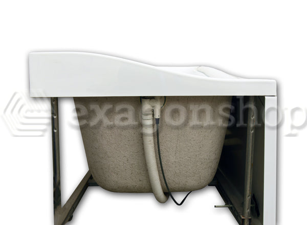 Teuco Kinea Vasca 170x70 Normale da incasso con Pannello Frontale e struttura Bianco europeo