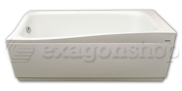 Teuco Kinea Vasca 170x70 Normale da incasso con Pannello Frontale e struttura Bianco europeo