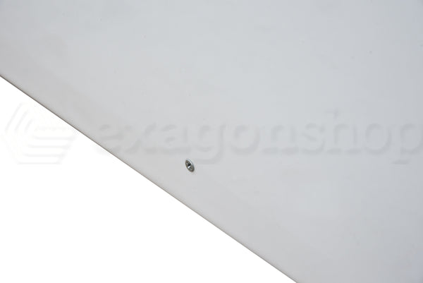 Vasca 170x70 normale con scarico centrale e pannello frontale bianco lucido Wilmotte 561-8-A Teuco
