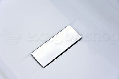 Vasca 170x70 normale con scarico centrale e pannello frontale bianco lucido Wilmotte 561-8-A Teuco