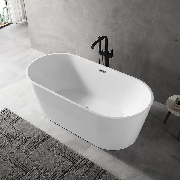 Vasca 170x80 Brooklyn freestanding in acrilico bianco lucido