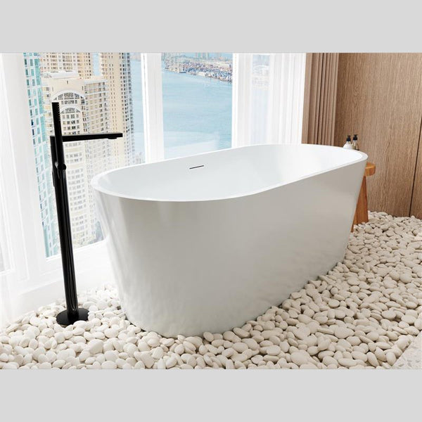 Vasca 170x80 Brooklyn freestanding in acrilico bianco lucido