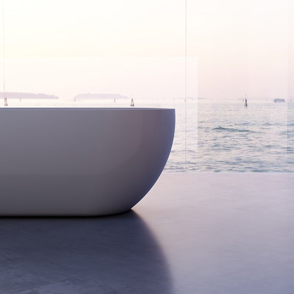 Vasca 172x79 Brittany freestanding in acrilico bianco lucido