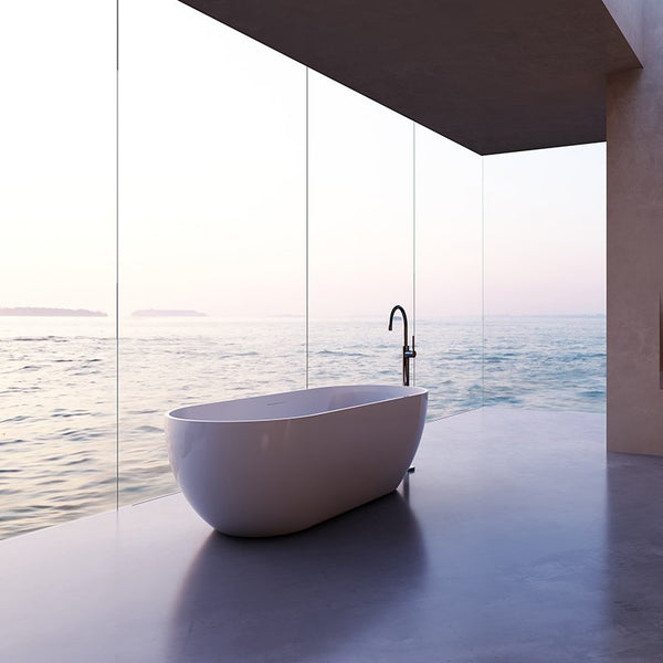 Vasca 172x79 Brittany freestanding in acrilico bianco lucido