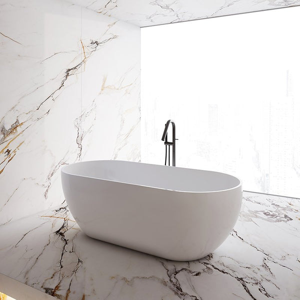 Vasca 172x79 Brittany freestanding in acrilico bianco lucido