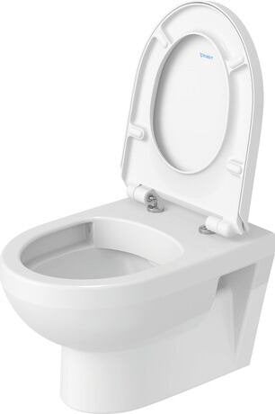 Vaso Sospeso senza brida a cacciata con sedile soft close ambientato su piano bagno con accessori