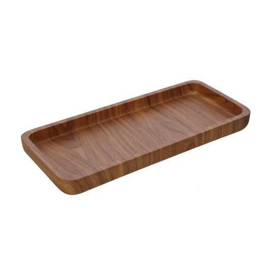 Vassoio portaoggetti effetto legno Radici
