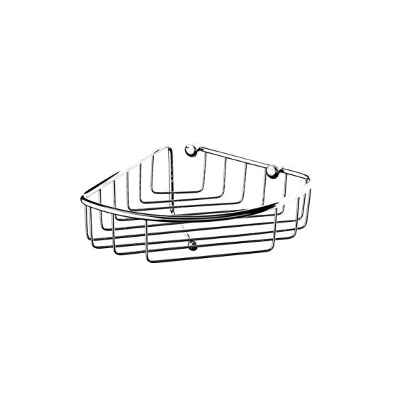 New line dc6 cestino doccia angolare in ottone cromo