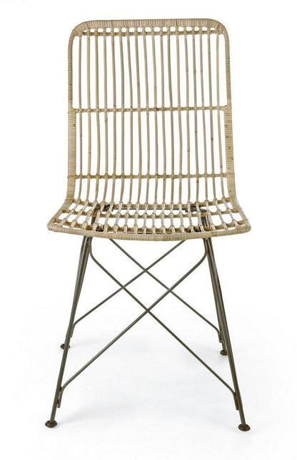 Andrea Bizzotto Lucila Sedia contemporanea in fibre naturali Kubu 0671474