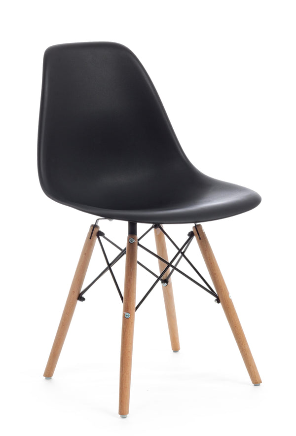 Andrea Bizzotto Madeline sedia design da interno nero 0730165