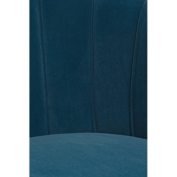 Andrea Bizzotto Giliola poltrona atmosphere effetto velluto blu pavone 0743682