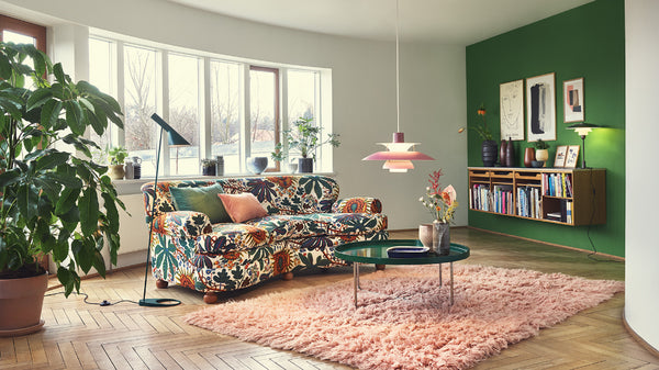 Lampada Da pavimento 20w E27 Petrolio pallido AJ Floor Louis Poulsen