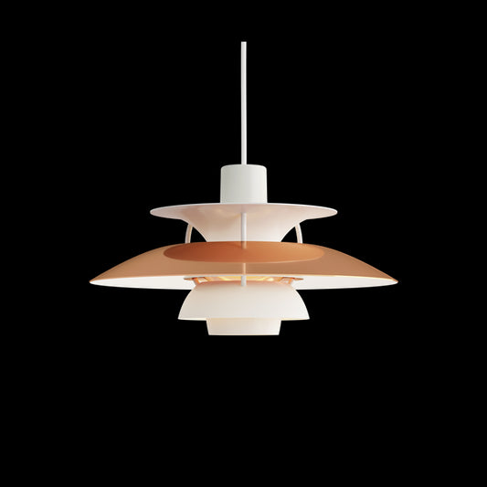 Lampada da soffitto A Sospensione 20W E14 Rame PH 5 Mini Louis Poulsen