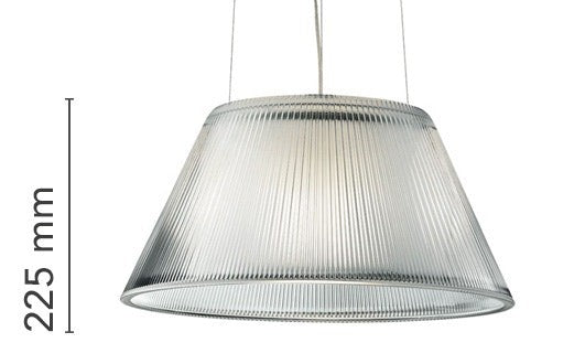 Flos Romeo Moon Suspension 2 Lampada sospesa 50 cm a luce, particolare del diffusore luminoso