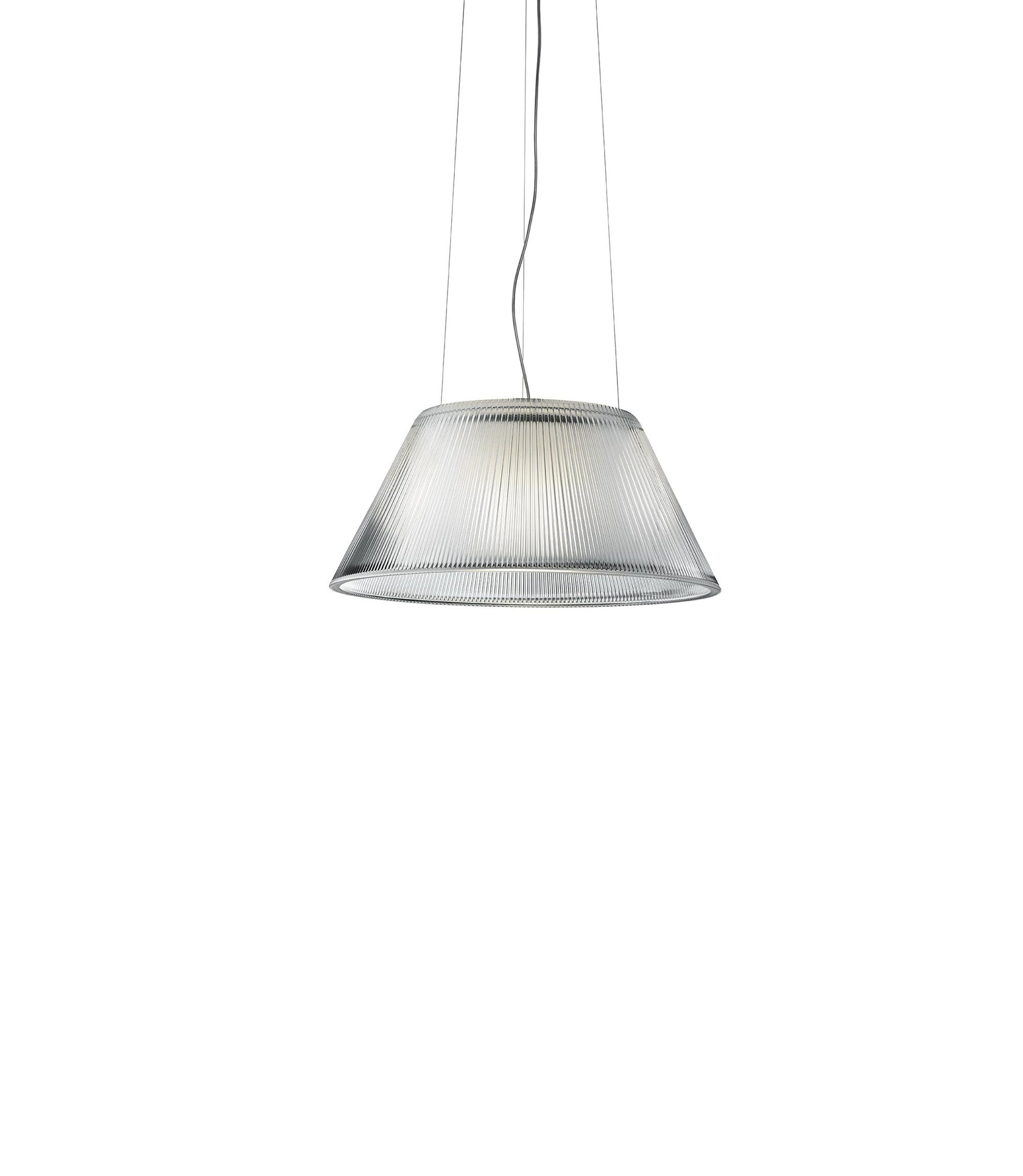Flos Romeo Moon Suspension 2 Lampada sospesa 50 cm a luce, vista del design e della finitura