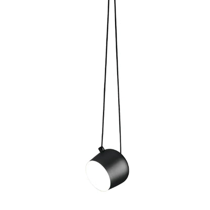 Flos Aim Small Lampada a sospensione 17 cm in alluminio Nero
