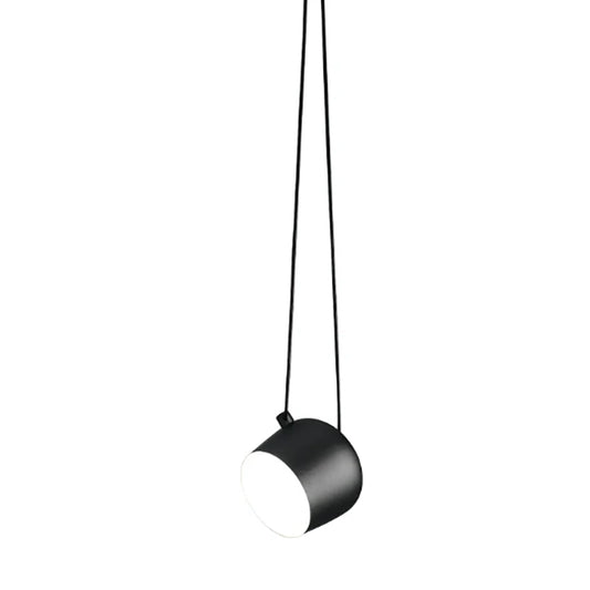 Flos Aim Small Lampada a sospensione 17 cm in alluminio Nero