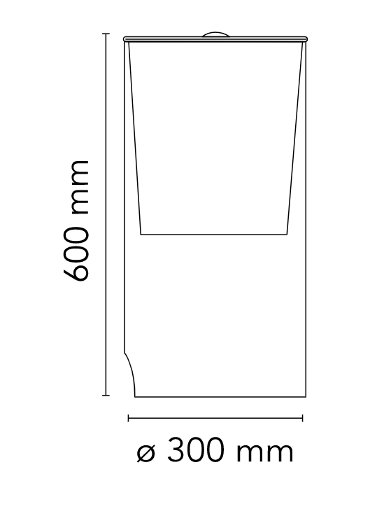 Flos Aoy Lampada 60 cm da tavolo trasparente e bianco opale, vista del design e della finitura