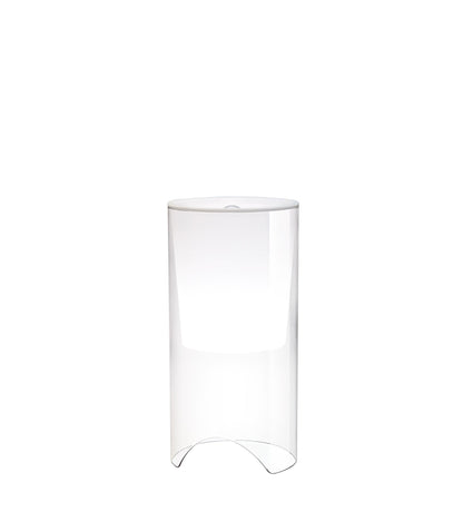 Flos Aoy Lampada da tavolo 60 cm luce diffusa trasparente e bianco opale