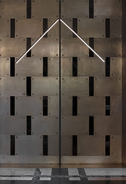 Flos Arrangements Broken Line Lampada a sospensione 102 cm Nero Opaco