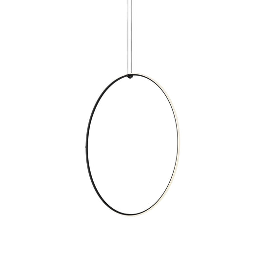 FLOS Arrangements Round Medium Lampada sospesa 102 cm nero opaco
