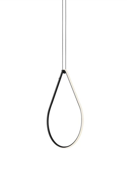 Flos Arrangements Drop Up Lampada a goccia sospesa a luce diffusa in alluminio Nero Opaco