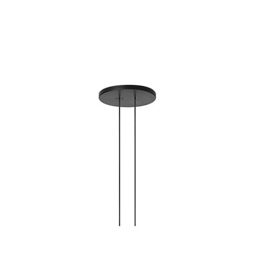 Flos Arrangements Recessed Rose Rosone lampade Arrangements Nero in alluminio accesa in ambiente, design e diffusione...