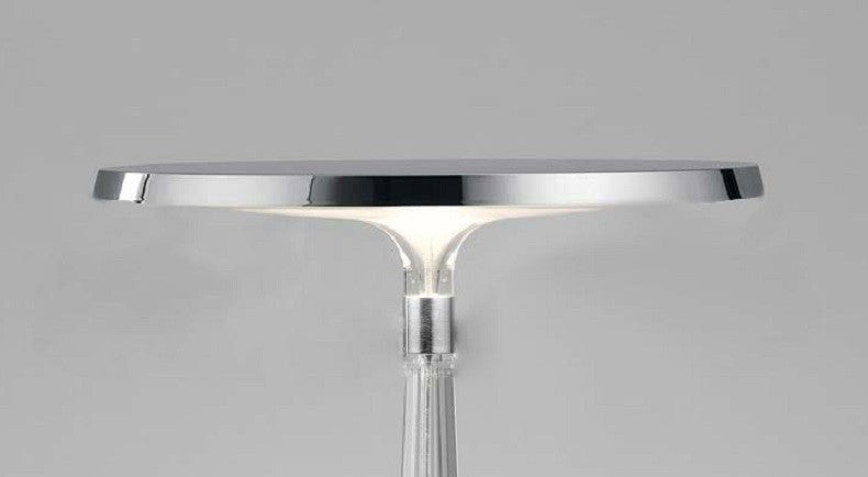 Flos Bon jour Versailles Lampada da tavolo Cromo, particolare del diffusore luminoso