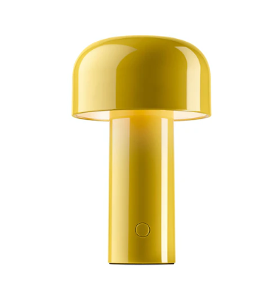 Lampada da tavolo 25h cm a fungo in acciaio arancione lucido - Howen Lampada da tavolo 25h cm a fungo in acciaio arancione lucido - Howen