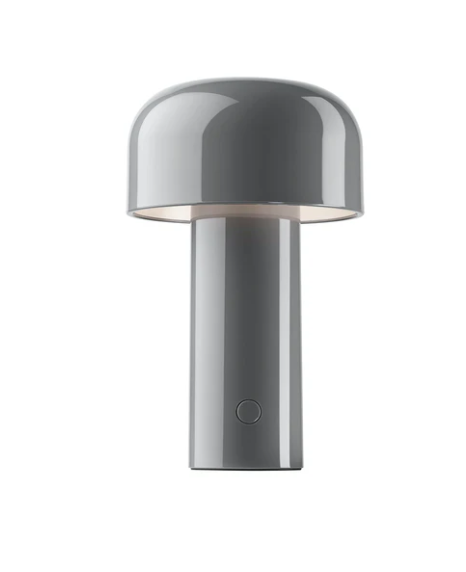 Flos Bellhop lampada da tavolo fungo ricaricabile a luce, particolare del diffusore luminoso