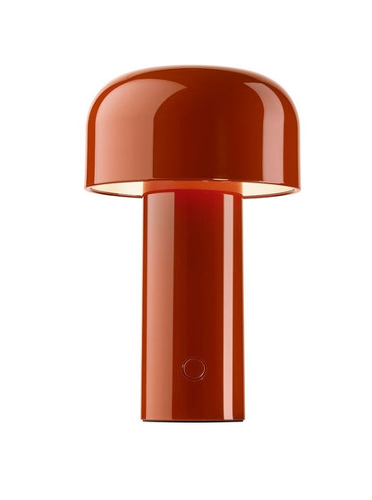 Flos Bellhop lampada da tavolo fungo ricaricabile a luce diretta Rosso Mattone