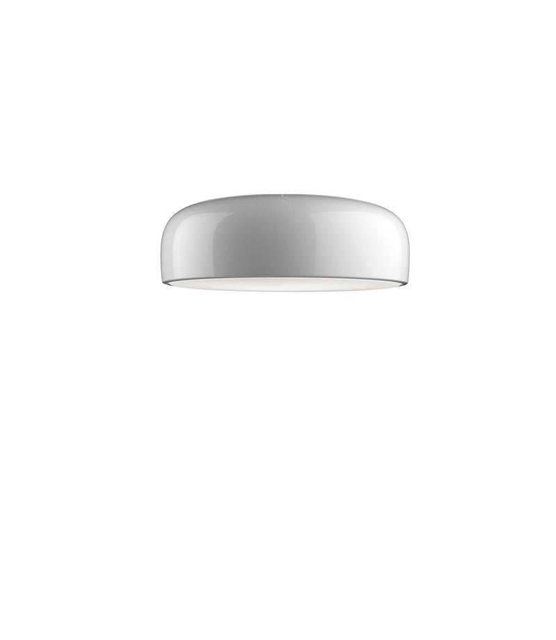 Flos Smithfield Ceiling Lampada 60 cm a soffitto Bianco, particolare del diffusore luminoso
