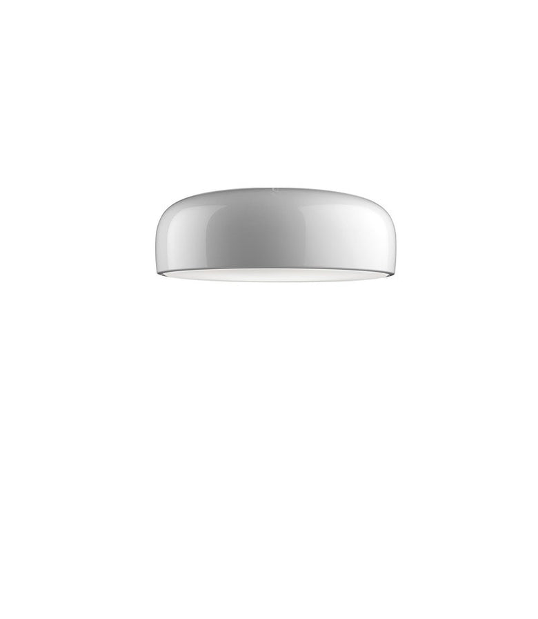Flos Smithfield Ceiling Lampada 60 cm a soffitto Bianco, particolare del diffusore luminoso