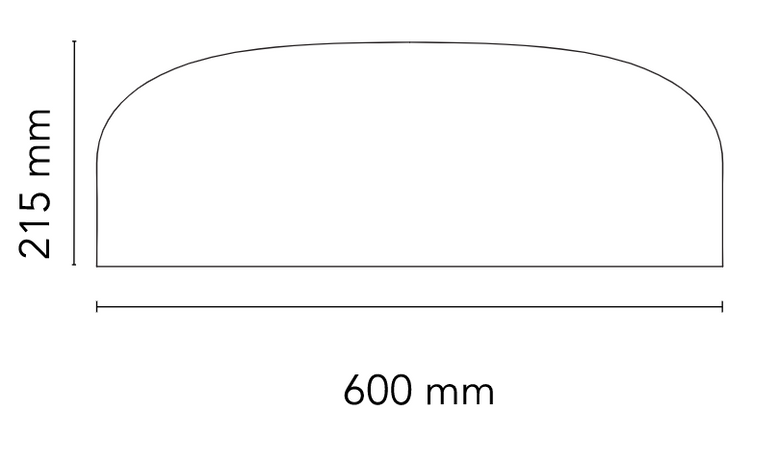 Flos Smithfield Ceiling Lampada 60 cm a soffitto Mud lucido, particolare del diffusore luminoso