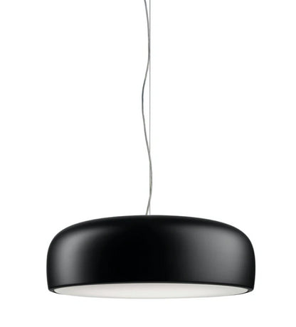 Flos Smithfield Suspension Lampada  60 cm a Sospensione e luce diretta in alluminio Nero Opaco