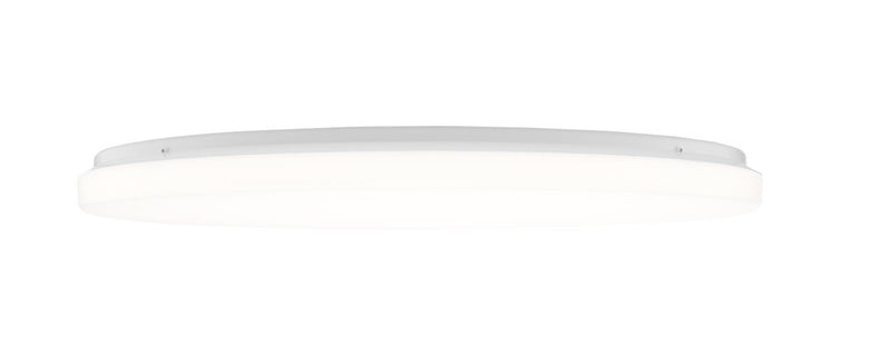 Flos Clara Lampada a parete o soffitto 60 cm senza cornice Bianco spenta, dettaglio del corpo lampada e dei materiali