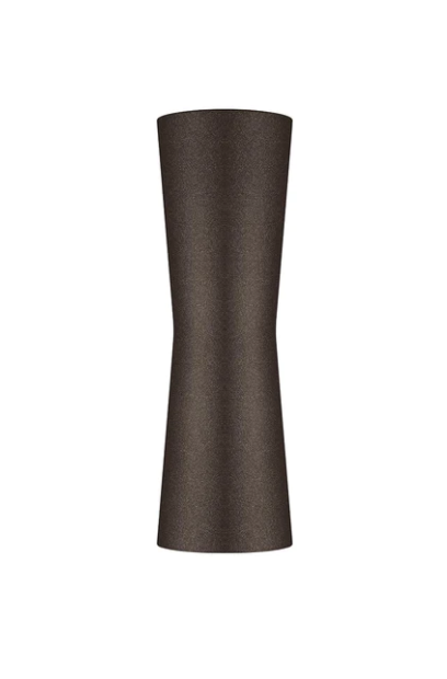 Flos Clessidra 20+20 Lampada a muro 637 lm Deep Brown, vista posteriore con attacco elettrico