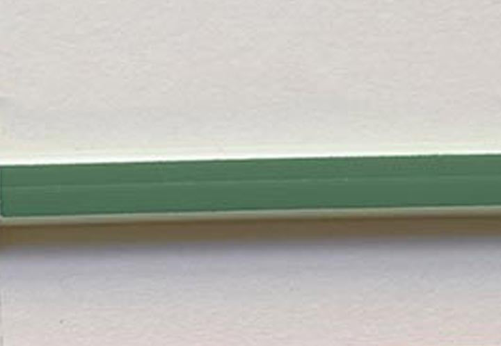 Flos Chiara Table Lampada da tavolo Dark grey bordi verde, particolare del diffusore luminoso