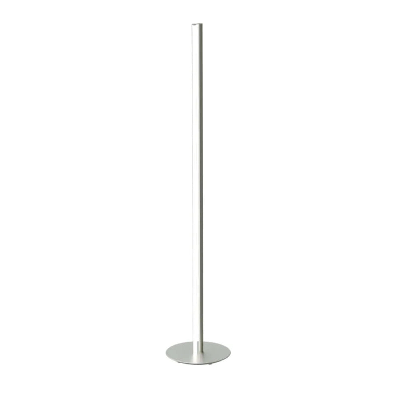Flos Coordinates Floor Lampada a pavimento argento spenta, dettaglio del corpo lampada e dei materiali