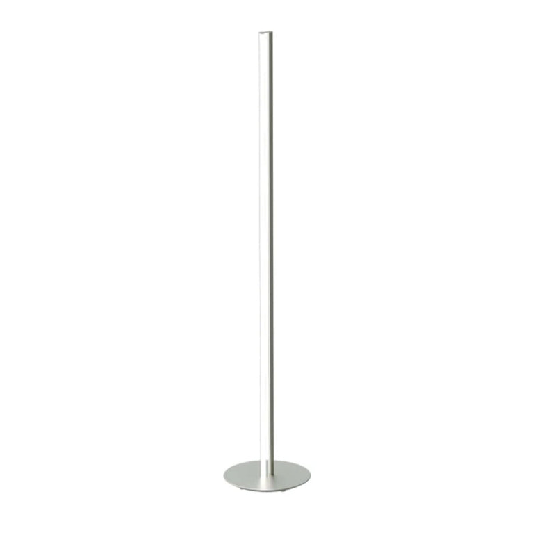 Flos Coordinates Floor Lampada a pavimento argento spenta, dettaglio del corpo lampada e dei materiali
