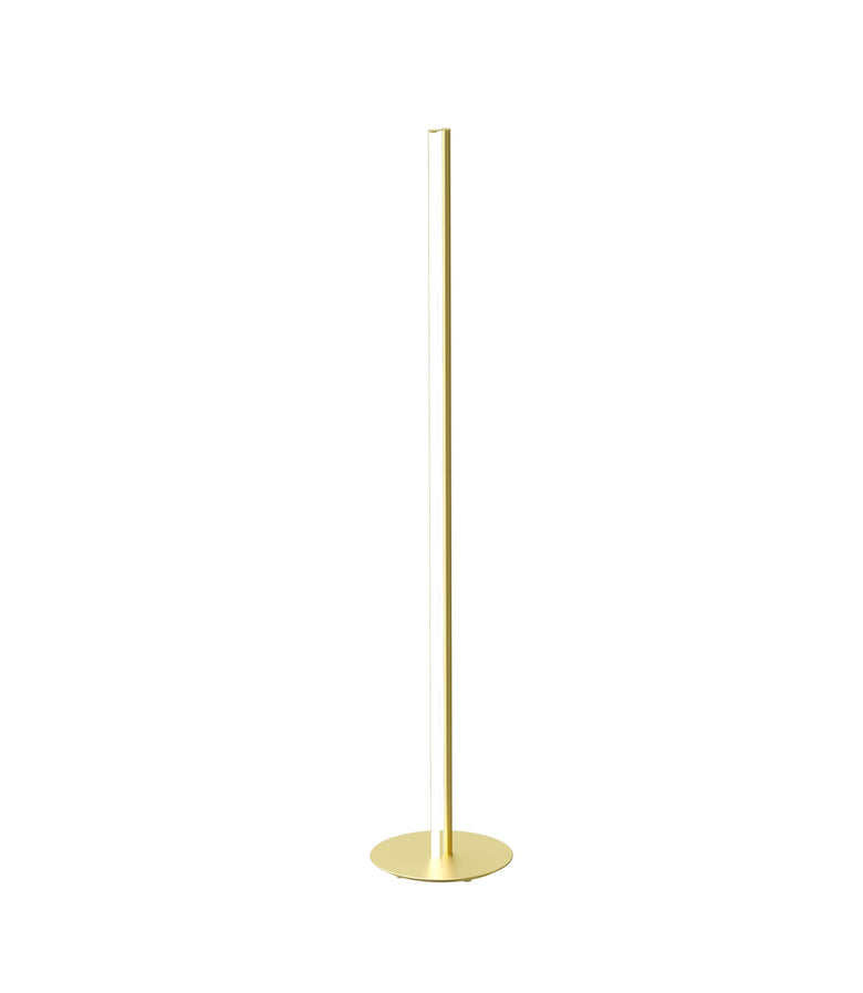 Flos Coordinates Floor Lampada da pavimento 200 cm Champagne Champagne Anodizzato spenta, dettaglio del corpo lampada e...
