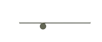 Flos Coordinates Wall 1 Lampada orizzontale da parete a luce diffusa Argent Moon