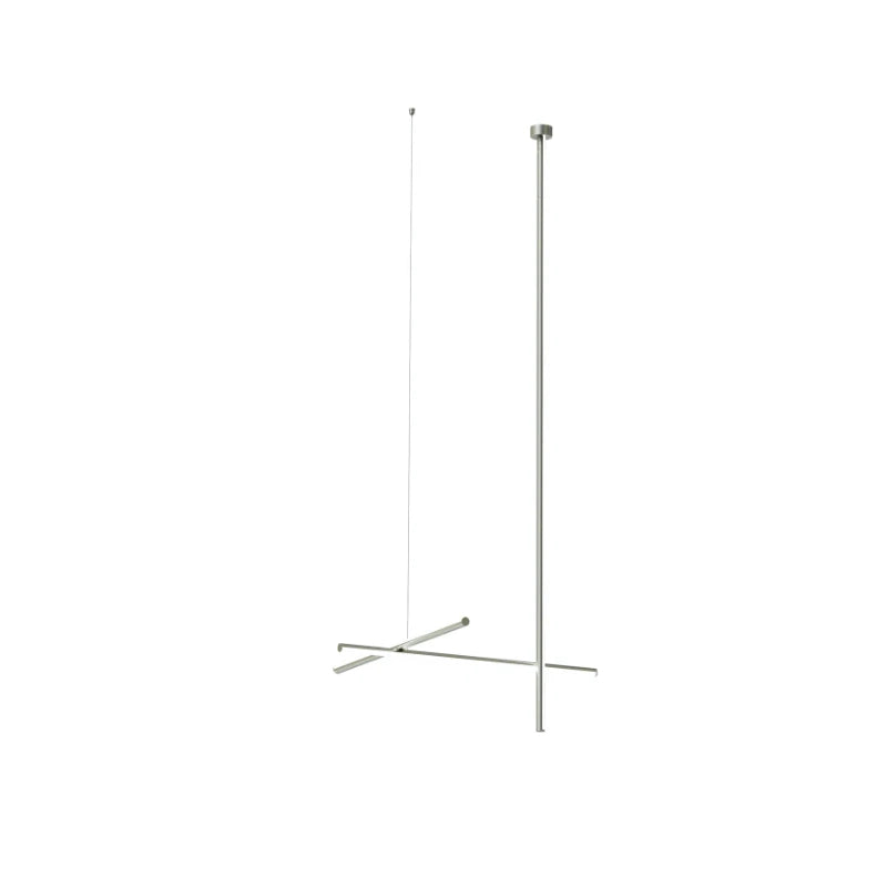 Flos Coordinates Ceiling 1 Long CL III Lampada Sospensione accesa in ambiente, design e diffusione della luce