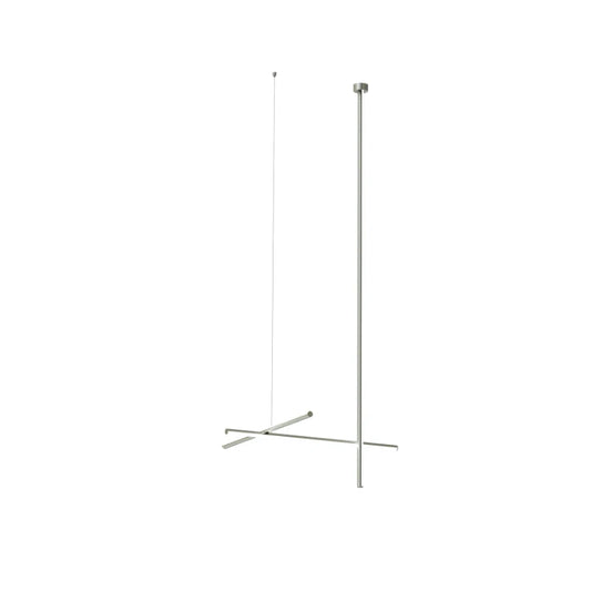 Flos Coordinates Ceiling 1 Long CL III Lampada led A Sospensione Argent Moon