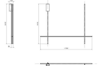 Flos Coordinates Ceiling 2 CLIII Lampada LED A Sospensione a luce diffusa Argent Moon